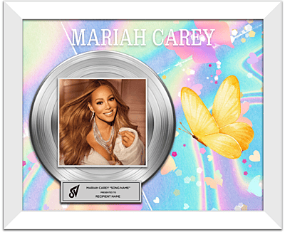 Mariah Carey 16x20 Horizontal Platinum Record Award