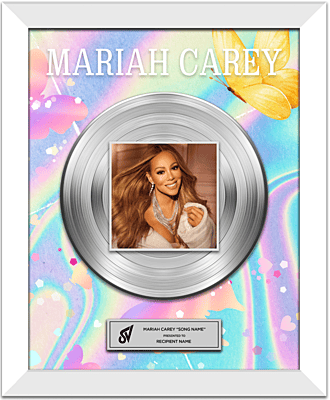 Mariah Carey Vertical 16x20 Platinum Record Award