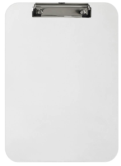 CLIPBOARD CLEAR PLASTIC A4 - ROK