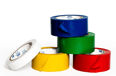 Permanent Vinyl Floor Tape, White