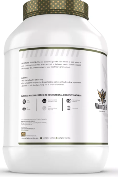 War Fighter Whey Gold Protein 66 servings | وي كولد ور فايتر