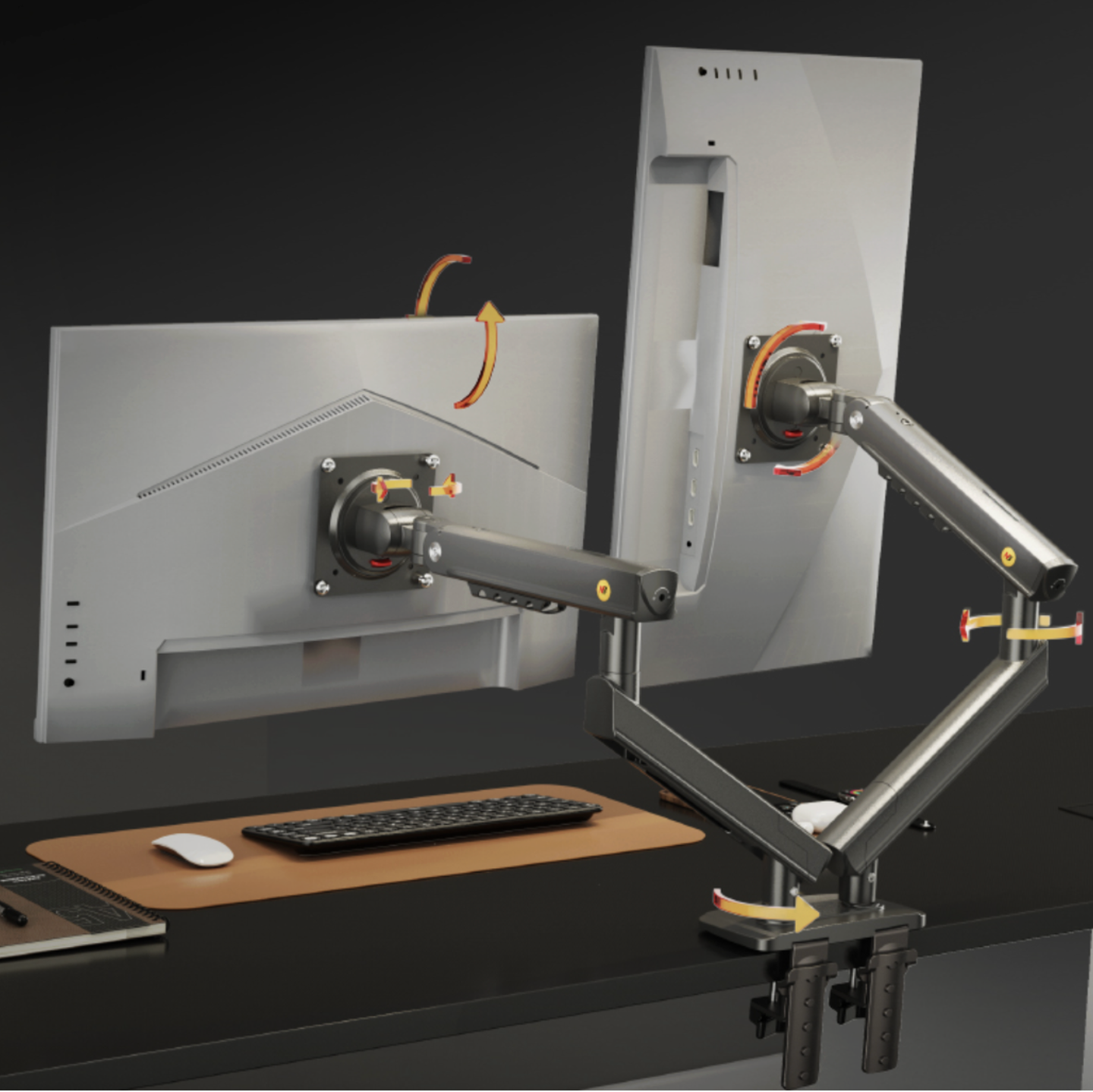 North Bayou Dual Monitor Arm A5C