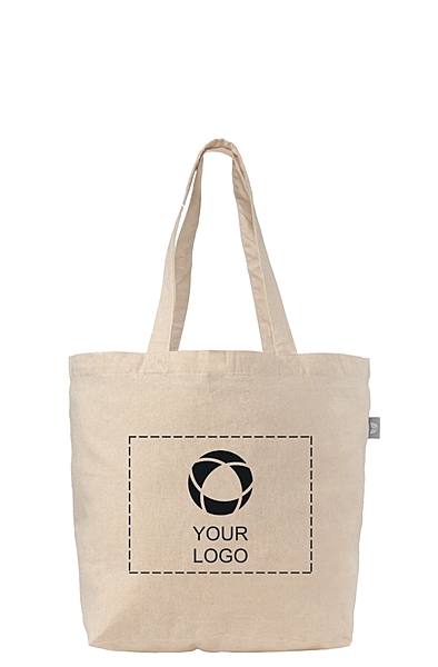 Cotton Blend Shopping Tote Bag