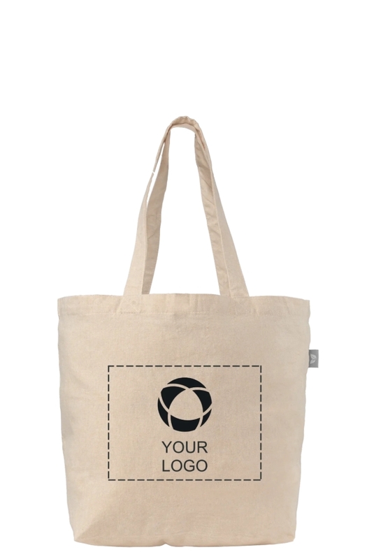Cotton Blend Shopping Tote Bag