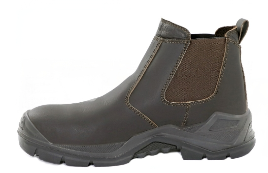Safety Shoes High Ankle Dark Brown Zecchin Conquer