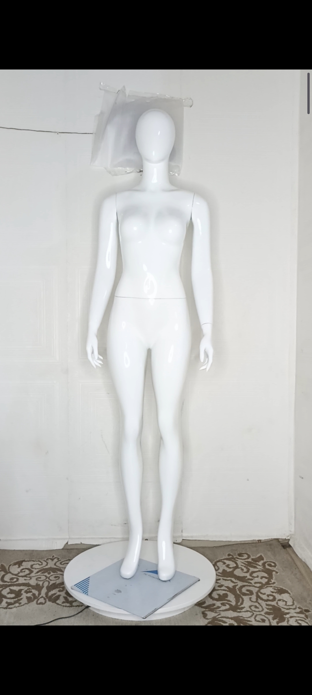Female Mannequin-Full Plain Colour-Full Fibreglass Size 10