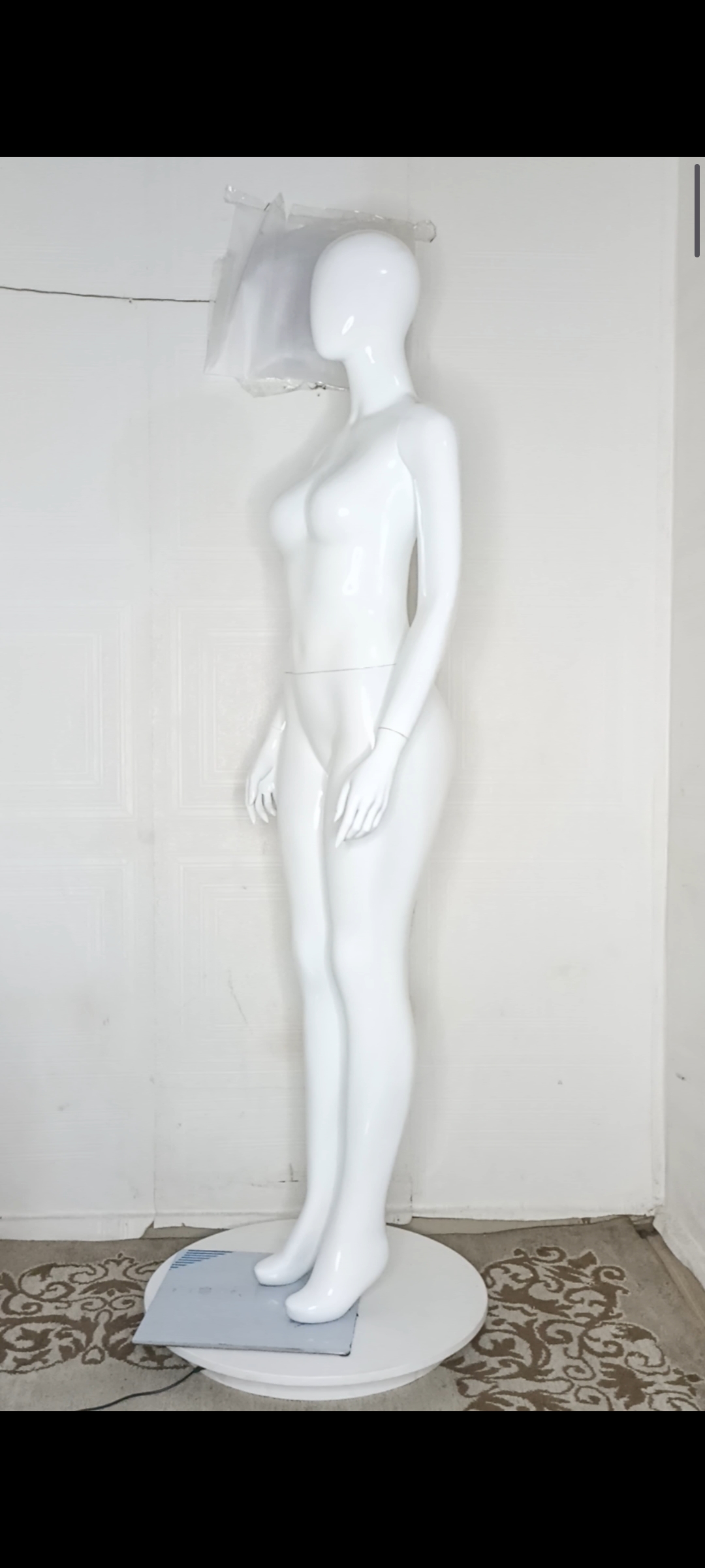Female Mannequin-Full Plain Colour-Full Fibreglass Size 10