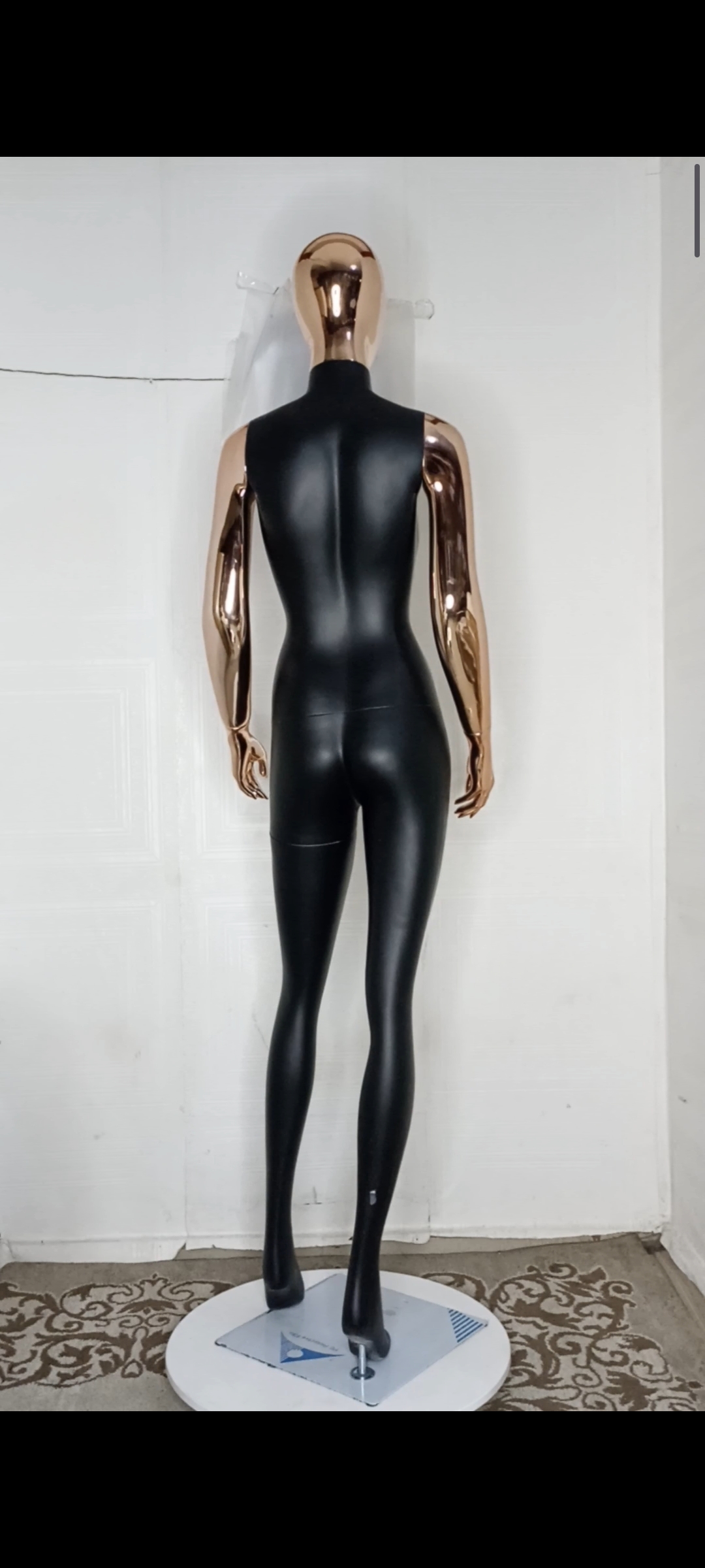 Tall Female Mannequin-2 tones Colour-Full Fibreglass Size 8