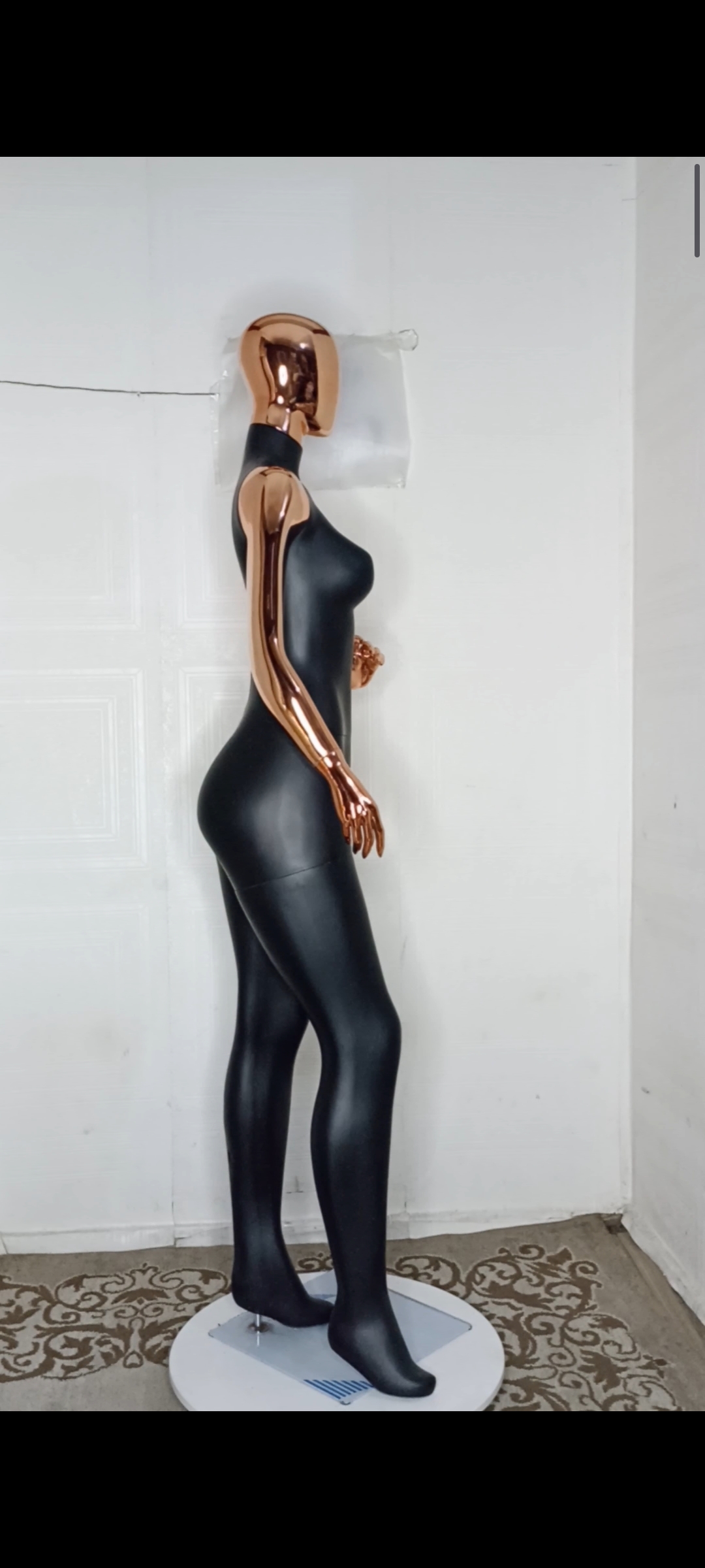 Female Mannequin-2 tones Colour-Full Fibreglass Size 12 with Posture