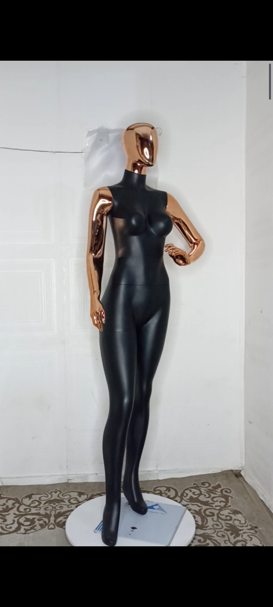 Female Mannequin-2 tones Colour-Full Fibreglass Size 12 with Posture