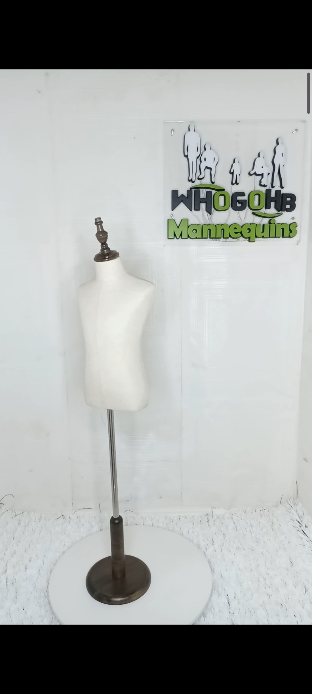 Unisex Half Body Kids Dressform Mannequin Age 0yrs - 10yrs