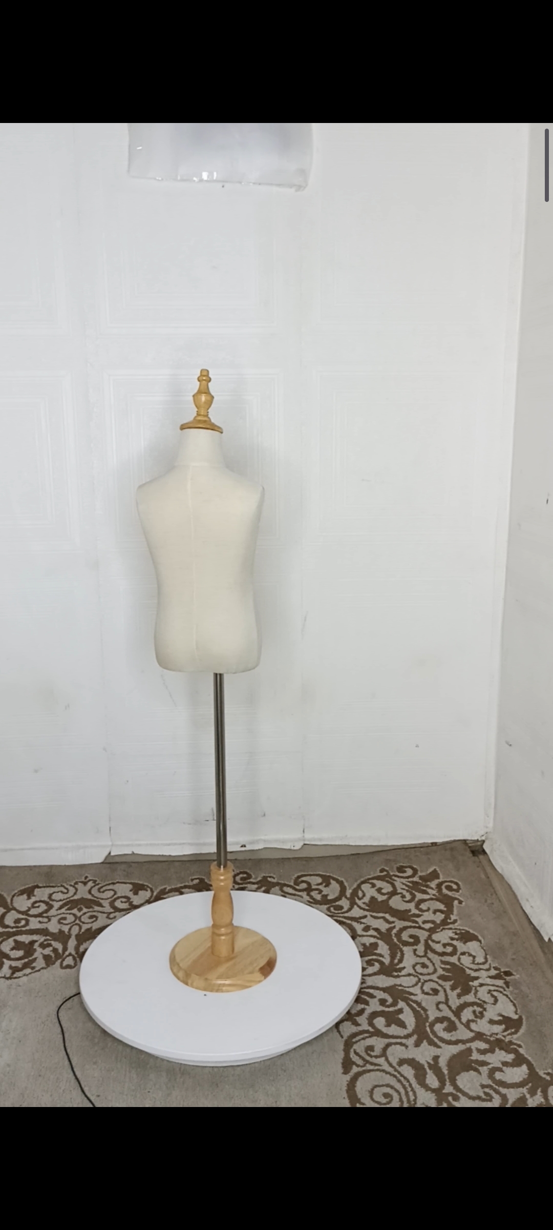 Unisex Half Body Kids Dressform Mannequin Age 0yrs - 10yrs