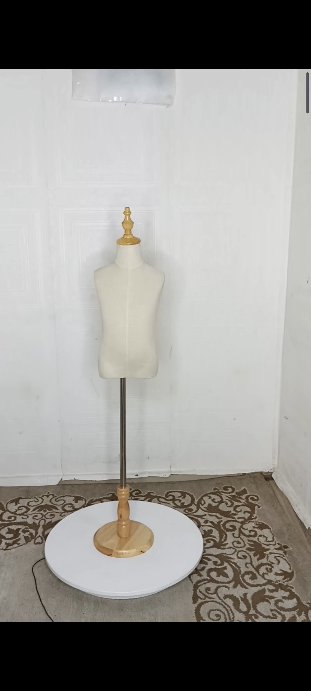 Unisex Half Body Kids Dressform Mannequin Age 0yrs - 10yrs