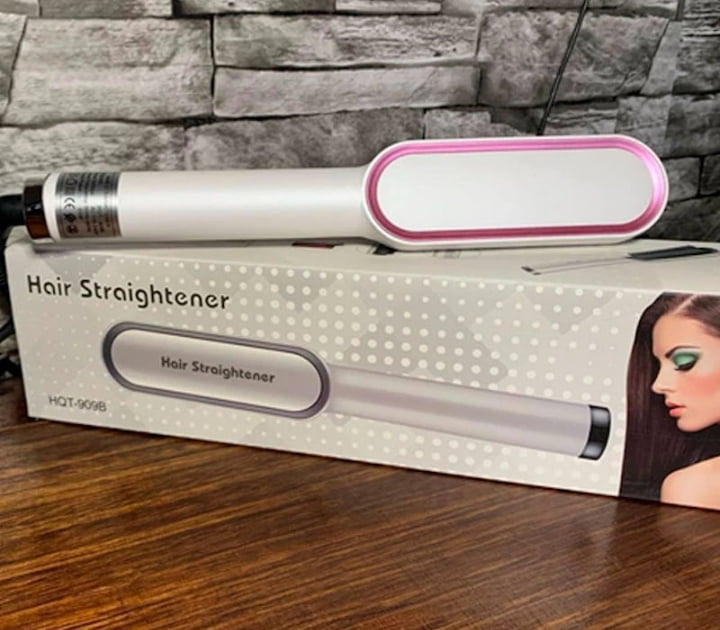 HIGH QUALITY CERAMIC HOT HAIR STRAIGHTENING BRUSH