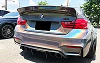 DE Style Carbon Fiber Trunk Spoiler for BMW F82 M4 Coupe (2014–2020)