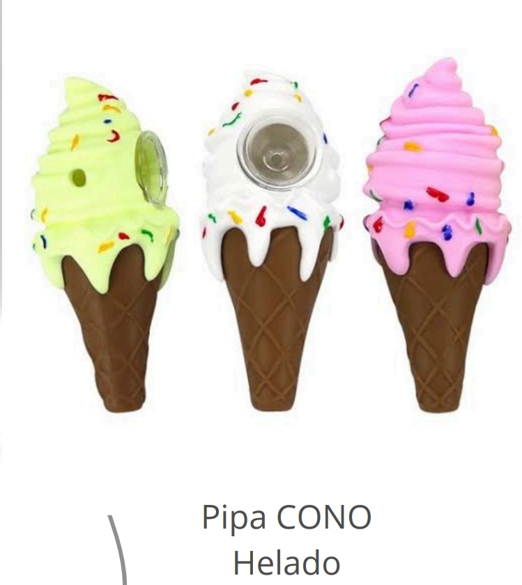 Pipa Silicon helado Generica 11 cm