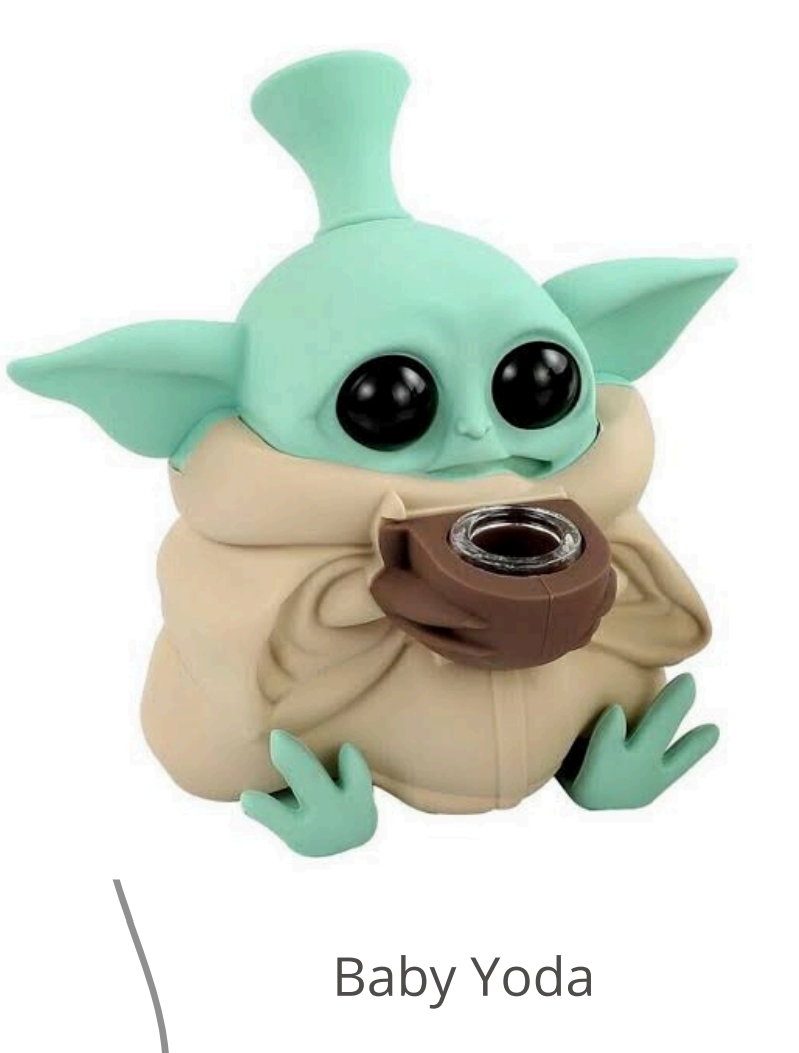 Bong Silicon grogu Generica 16 cm