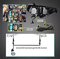 Toyota 4Runner LED Headlights Front Lights Assembly