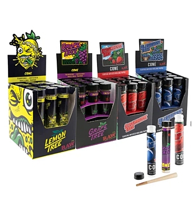 Conos de Papel Terpene  Raw KSS - Caja (12 pzas)