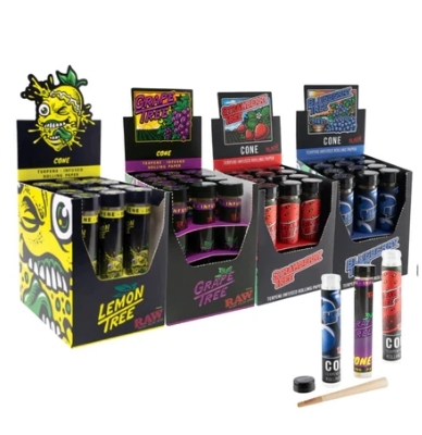 Conos de Papel Terpene Raw KSS - Caja (12 pzas) Conos de Papel Terpene Raw KSS - Caja (12 pzas)