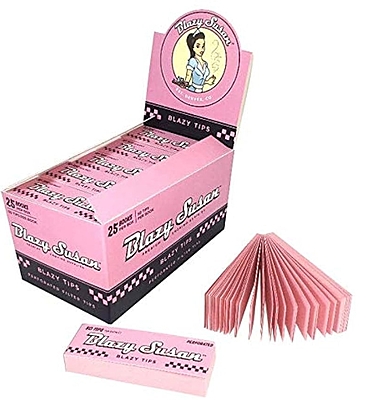 Filtros Cartón Rosas BLAZY SUSAN - Caja 25 Pzas