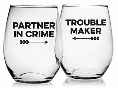 Couple Quote Glass Set