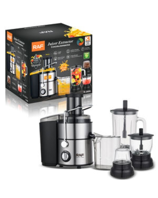 RAF 4IN1 JUICE EXTRACTOR WITH 3 JARS BLENDER
