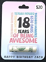 Milestone Moments Cash Gift Card