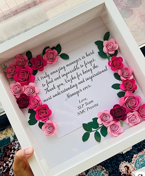 Gratitude Bloom Shadow Frame