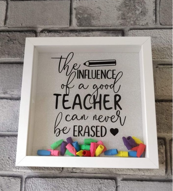 Teacher Appreciation Quote Shadow Box