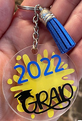 Acrylic Graduation Keychain