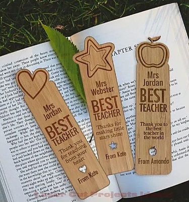 Wooden Quote Bookmark