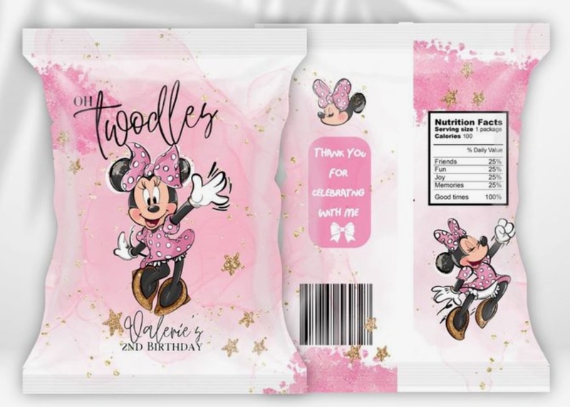 Cartoon Theme Birthday Snack Pack