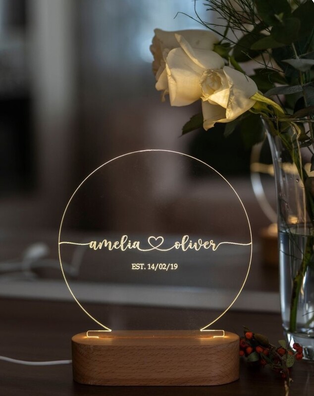 GlowLine Acrylic LED Name Lamp