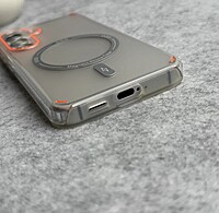 Metallic Shine Armor Double Layer Magsafe Case