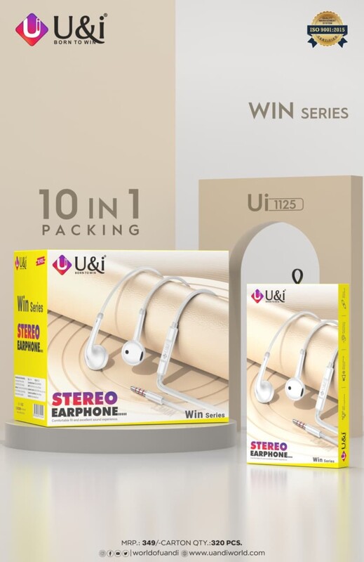 3.5MM Non Buds Earphone U&I Win Series