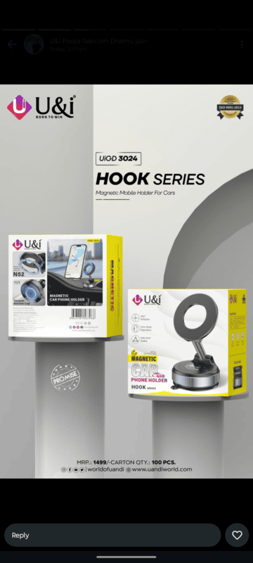 U&I 3024 MagSafe Car Holder