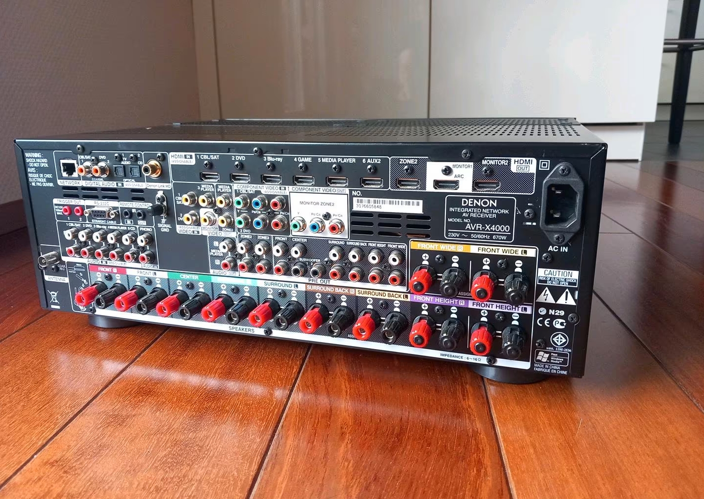 Denon AVR-X4000 4K Receiver