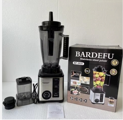 BARDEFU 2IN1 JUICER BLENDER -3L JAR + 1 CUP