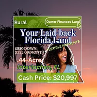 2 Lots Unnamed Selma Ave. - Affordable .44 Acre Vacant Lot Interlachen, FL