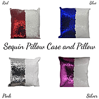 Pillow Case and Pillow - Sequin
