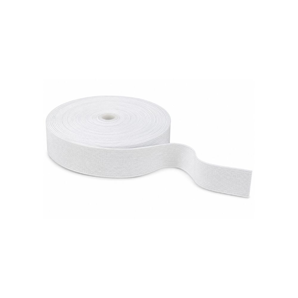Sesgo Elastico De 15 Mm Blanco Rollo X 150 Yardas