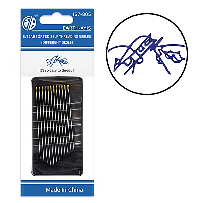 Set Agujas Facil Enhebrado Ref 805  Paquete X 20 Tarjetas