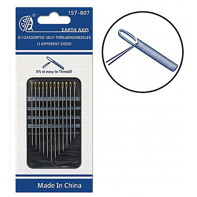 Set Agujas Facil Enhebrado Ref 807  Paquete X 20 Tarjetas