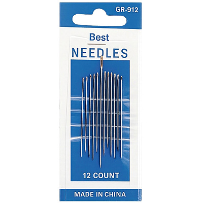 Set Agujas Para Coser Ref 12-045  Paquete X 36 Tarjetas