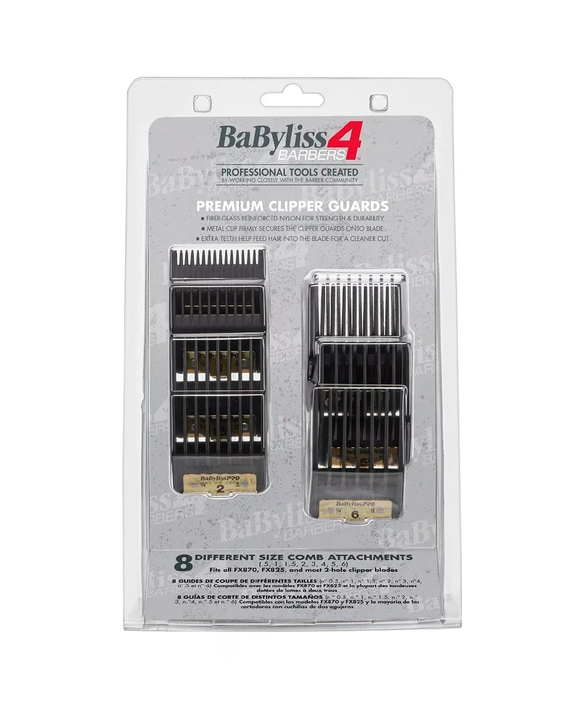 Aumentos (Peines Guias) de Repuesto para FX880 Marca Babyliss