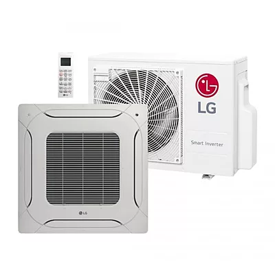 Set Aire acondicionado tipo Cassette 24K BTU 220V S/F - SETATUQ30GPLA4 - ATNQ30GPLA4