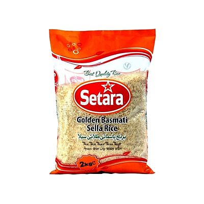 25227 Setara Golden Basmati Sella Rice 2 kg X 10