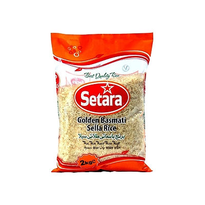 25227 Setara Golden Basmati Sella Rice 2 kg X 10