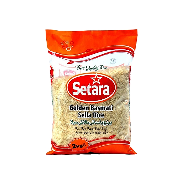 25227 Setara Golden Basmati Sella Rice 2 kg X 10